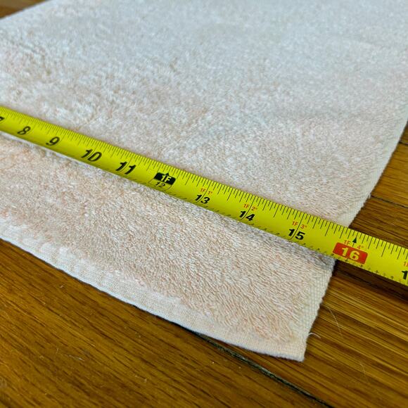 Vintage St. Mary’s Peach Hand Towel – 16” x 25.5”, 100% Cotton, Made in USA - Picture 11 of 13